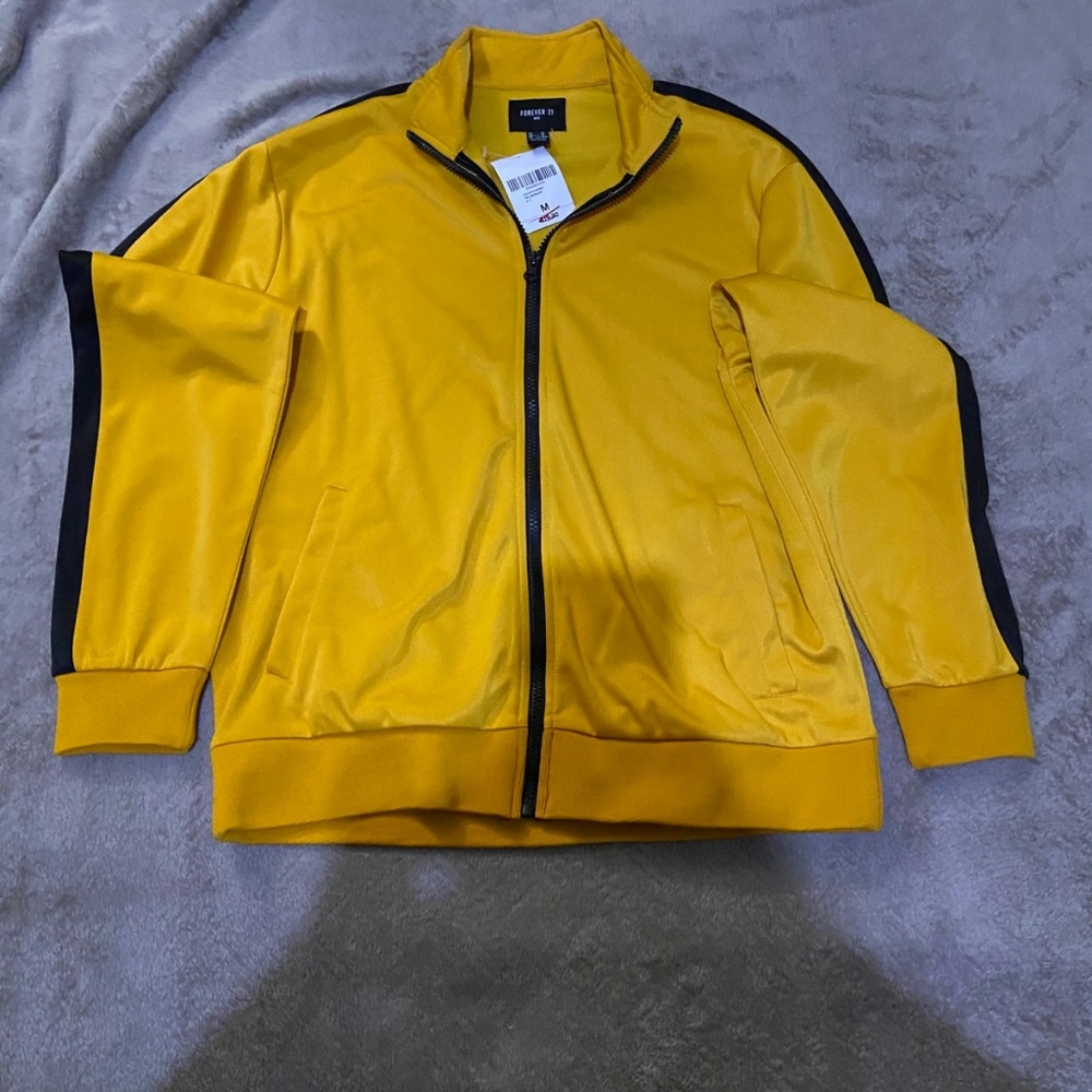 Yellow and black jacket